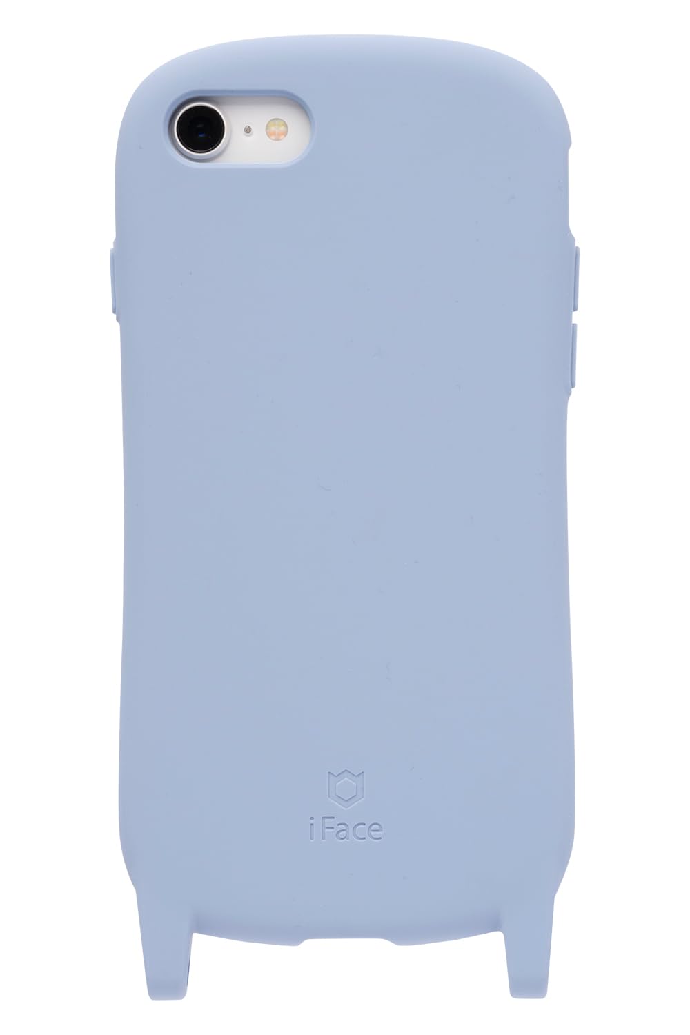 iFace Hang and iPhone SE(第3世代/第2世代)/8/7 ケース シリコンハード (ペールブルー)【アイフェイス iphone SE3 SE2 iphone8 iphone7 カバー スマホケース ストラップホール付き 】