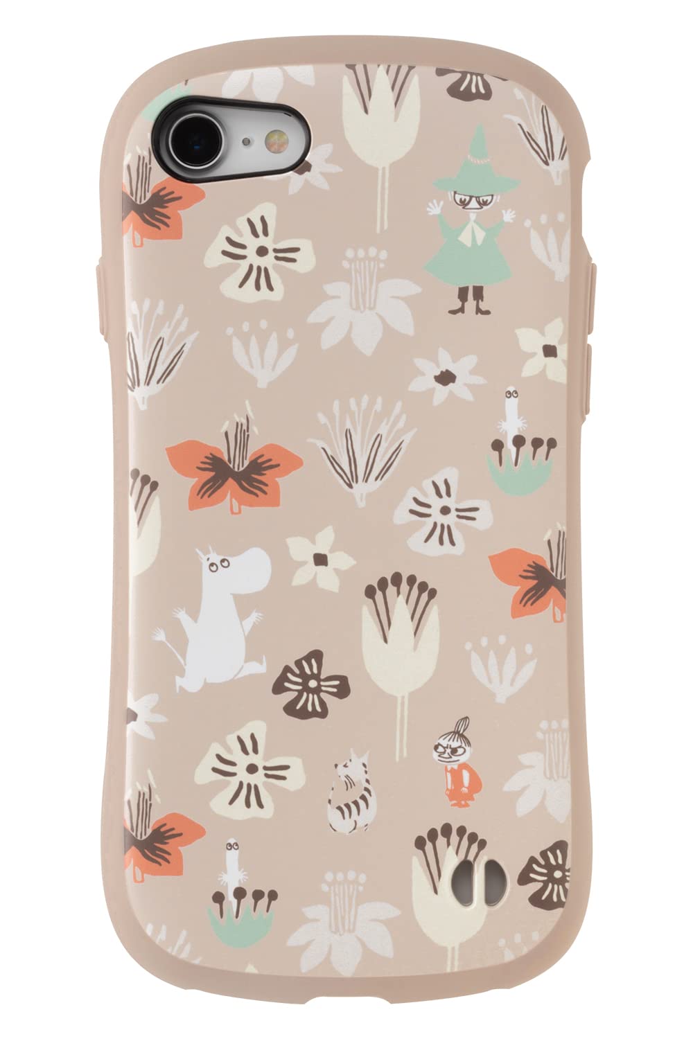 iFace First Class Cafe ムーミン iPhone SE(第3世代/第2世代)/8/7 専用 ケース (KOBANA/ベージュ)